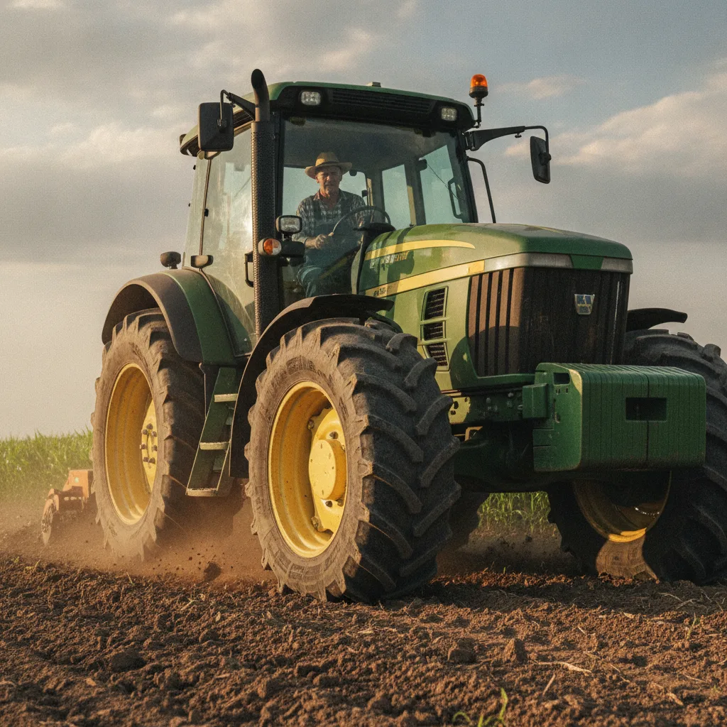 Pneu agrícola com espinhos, ilustrando o desafio de Testei um Selante e Falhou com Espinhos. Como o TEX AGRO é Diferente