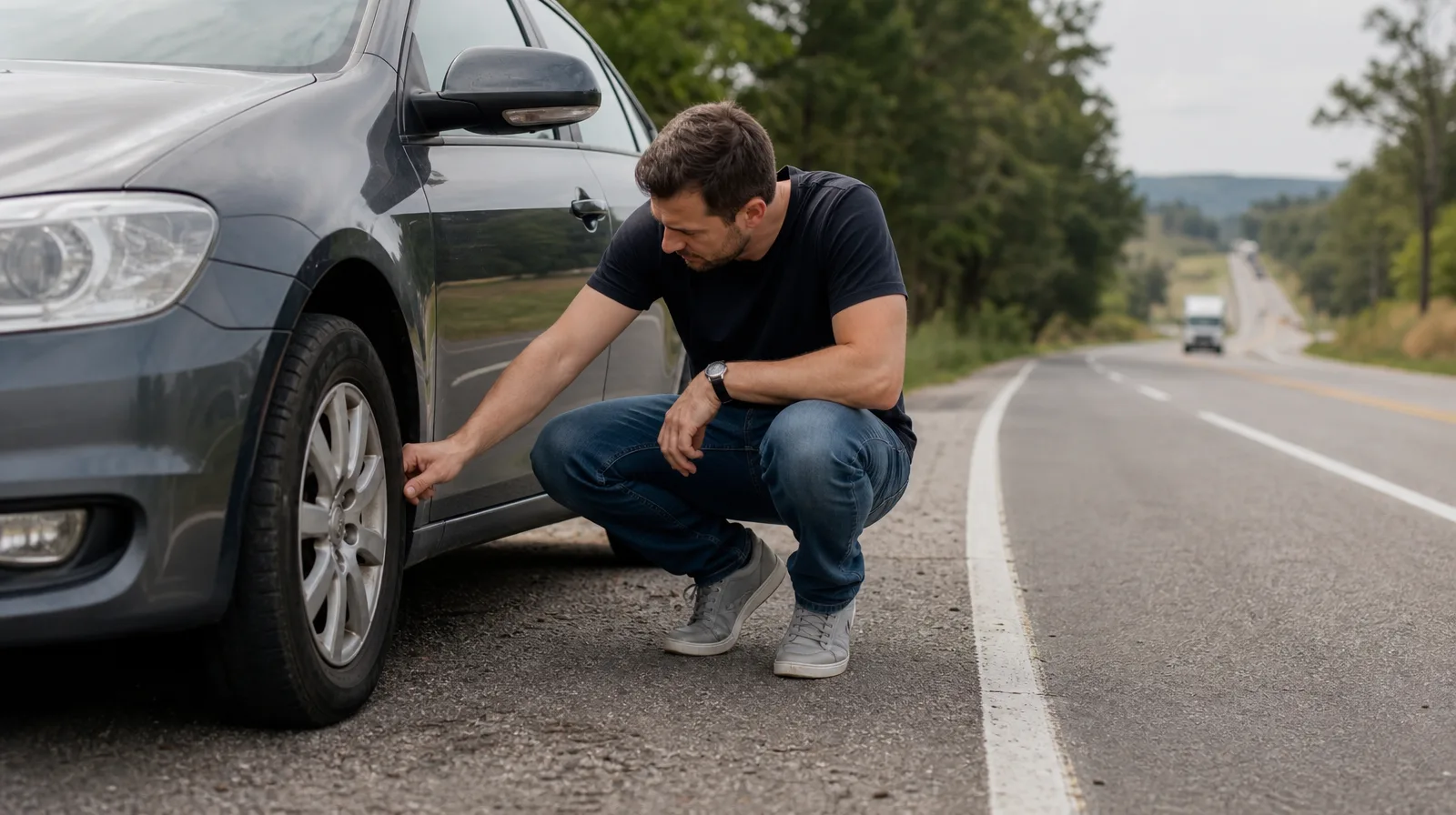 Automóveis com seguro e assistência 24h para trocar pneu furado e acionar guincho com rapidez