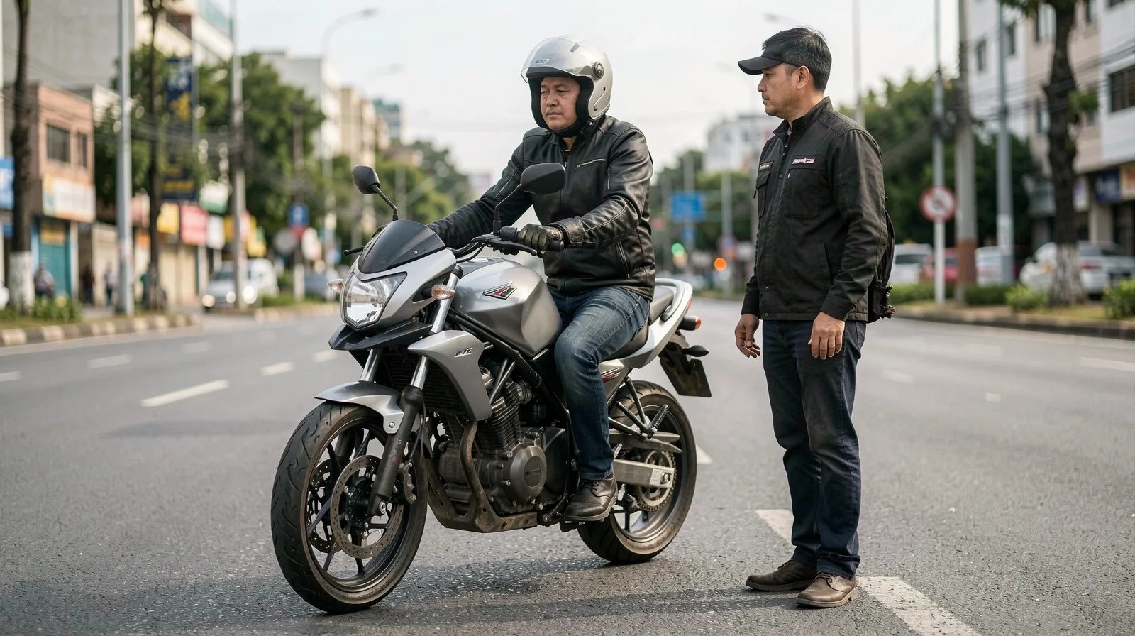 Câmara vacinada moto aplicada em pneu de motocicleta para vedação e proteção contra furos