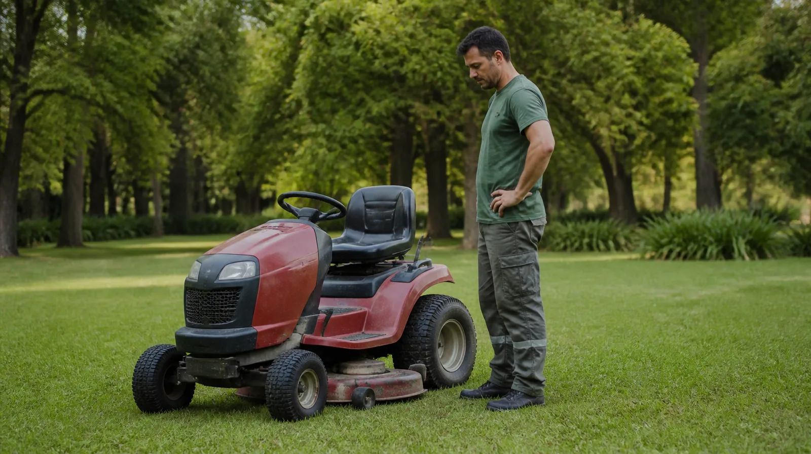 Pneu de automóveis em estrada com foco em como evitar furo no pneu de trator de jardinagem
