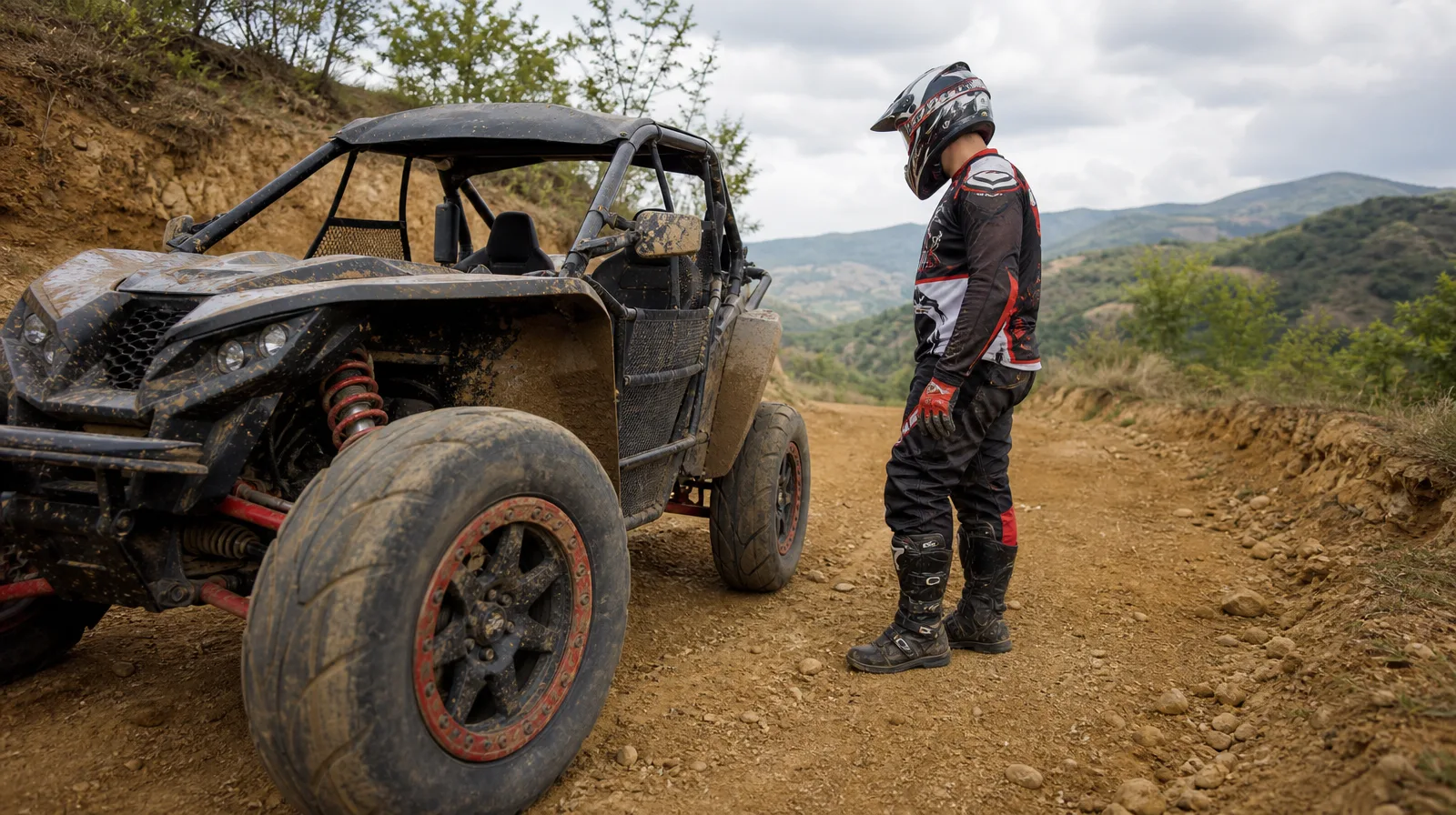 off road esportivo escola de atv infantil usa pneus semi lisos nao vao em ATV off-road esportivo com pneus semi lisos na tril