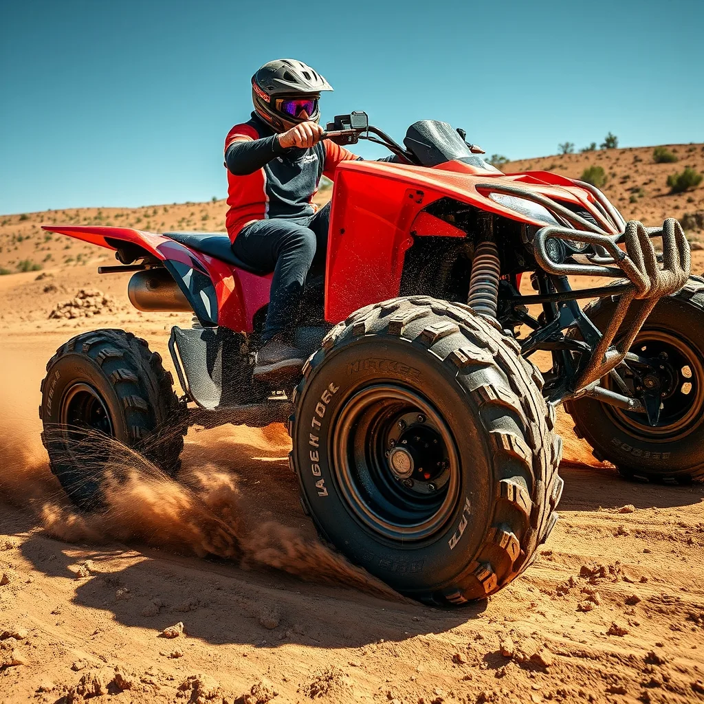 Pneu robusto em um veículo off-road atravessando terreno acidentado, evidenciando sua resistência e desempenho em aventuras.