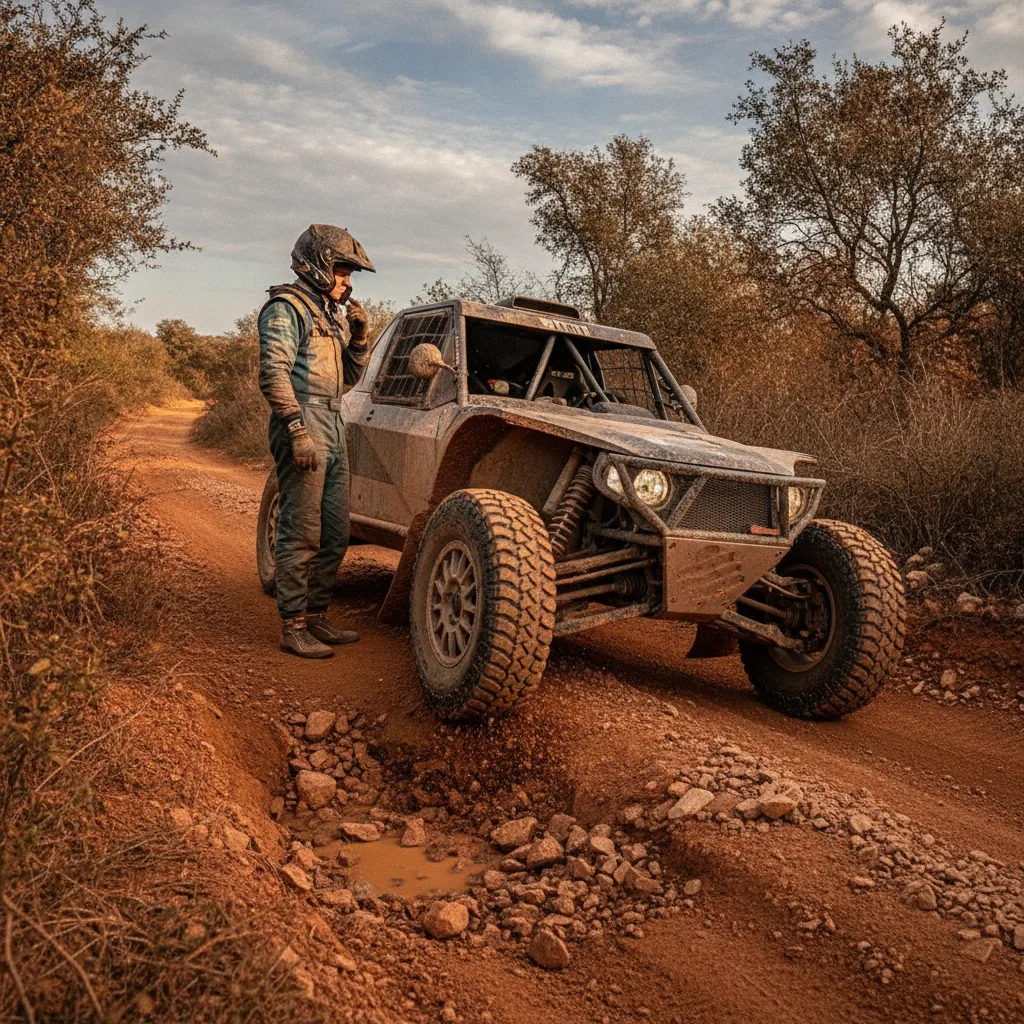 Pneu robusto de veículo off-road esportivo, ideal para a aplicação do selante de pneu off-road sem interrupções