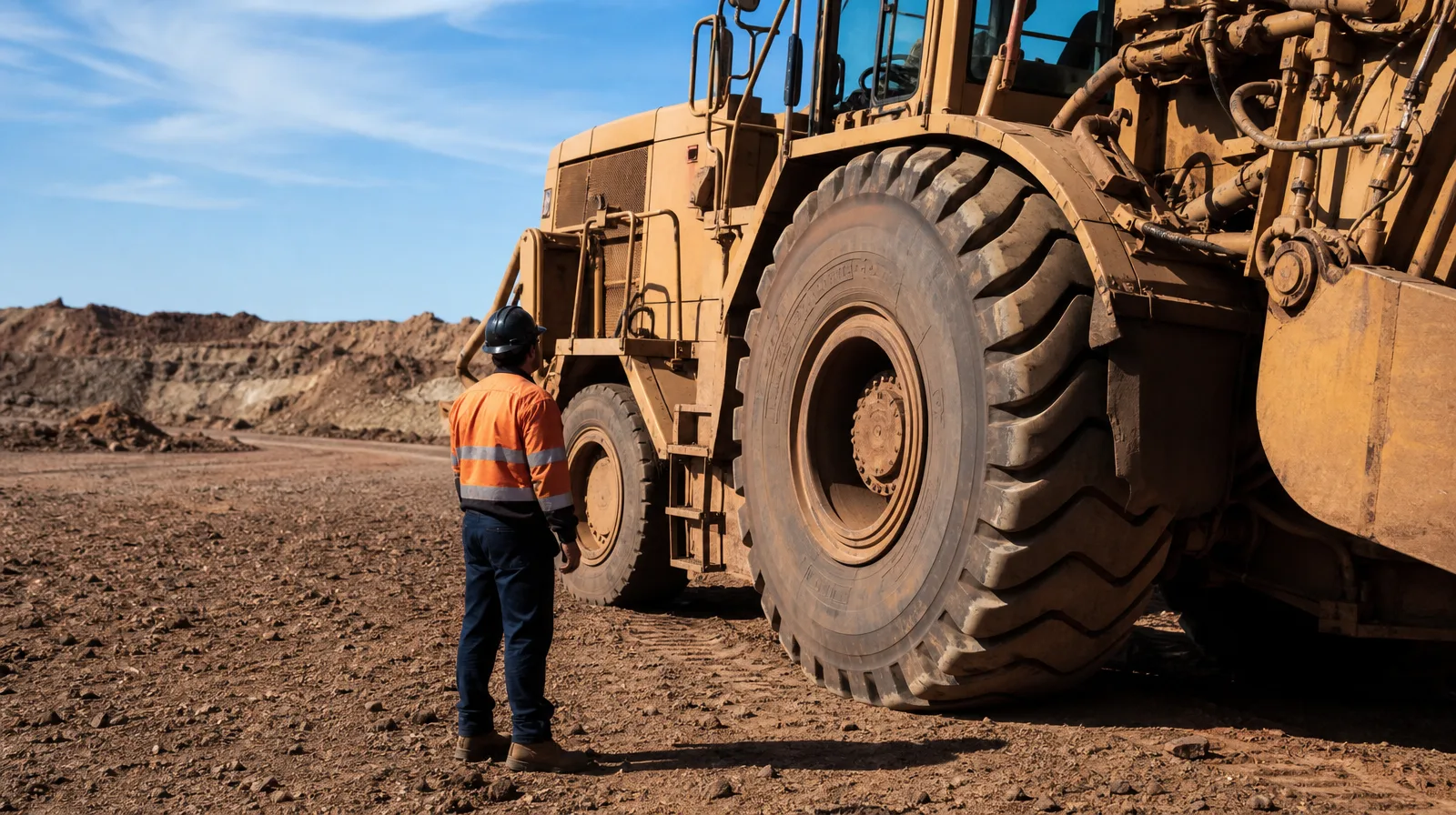 Pneu OTR mineração de scraper com foco no investimento em selante e manutenção do equipamento de R$ 800 mil a R$ 1,2 mi