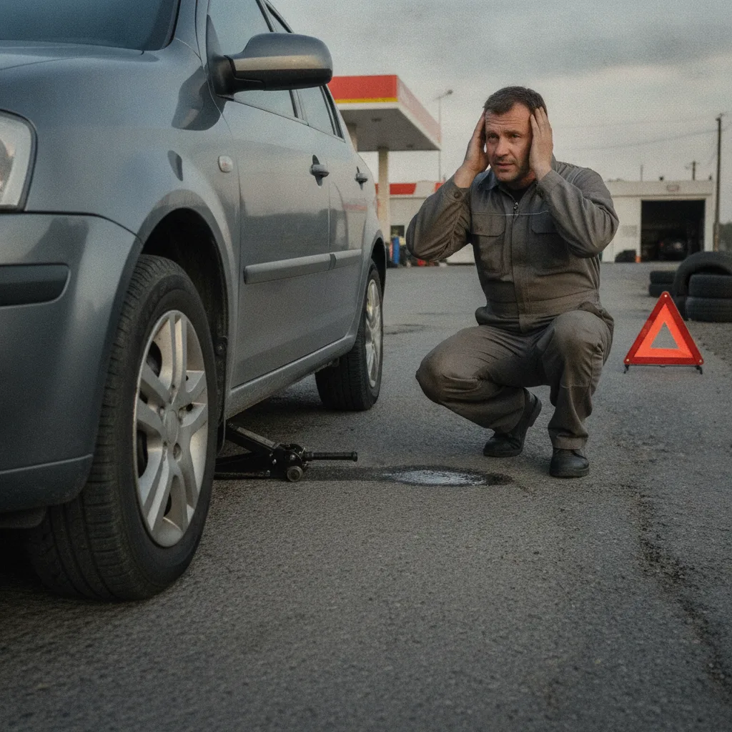 Pneu de carro em close, ilustrando a engenharia por trás da blindagem de pneus contra furos para proteção automotiva definiti