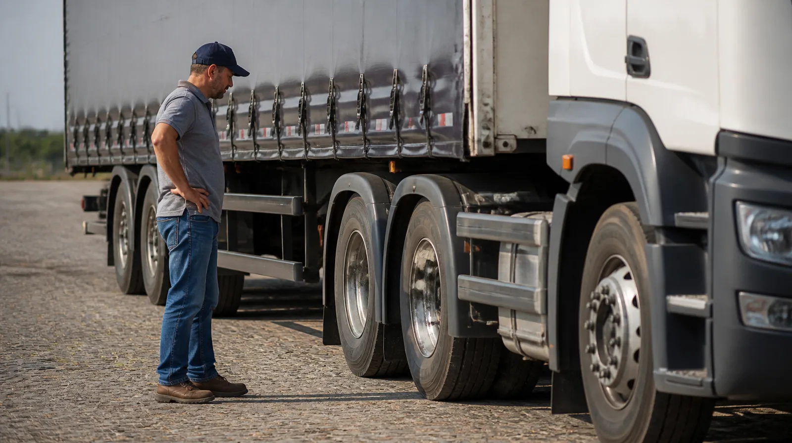 Pneu rodoviário de carga com selante aplicado em veículo rodoviario-de-carga-ouvi-falar-que-selante-deixa-pneu-pegajoso-van-e