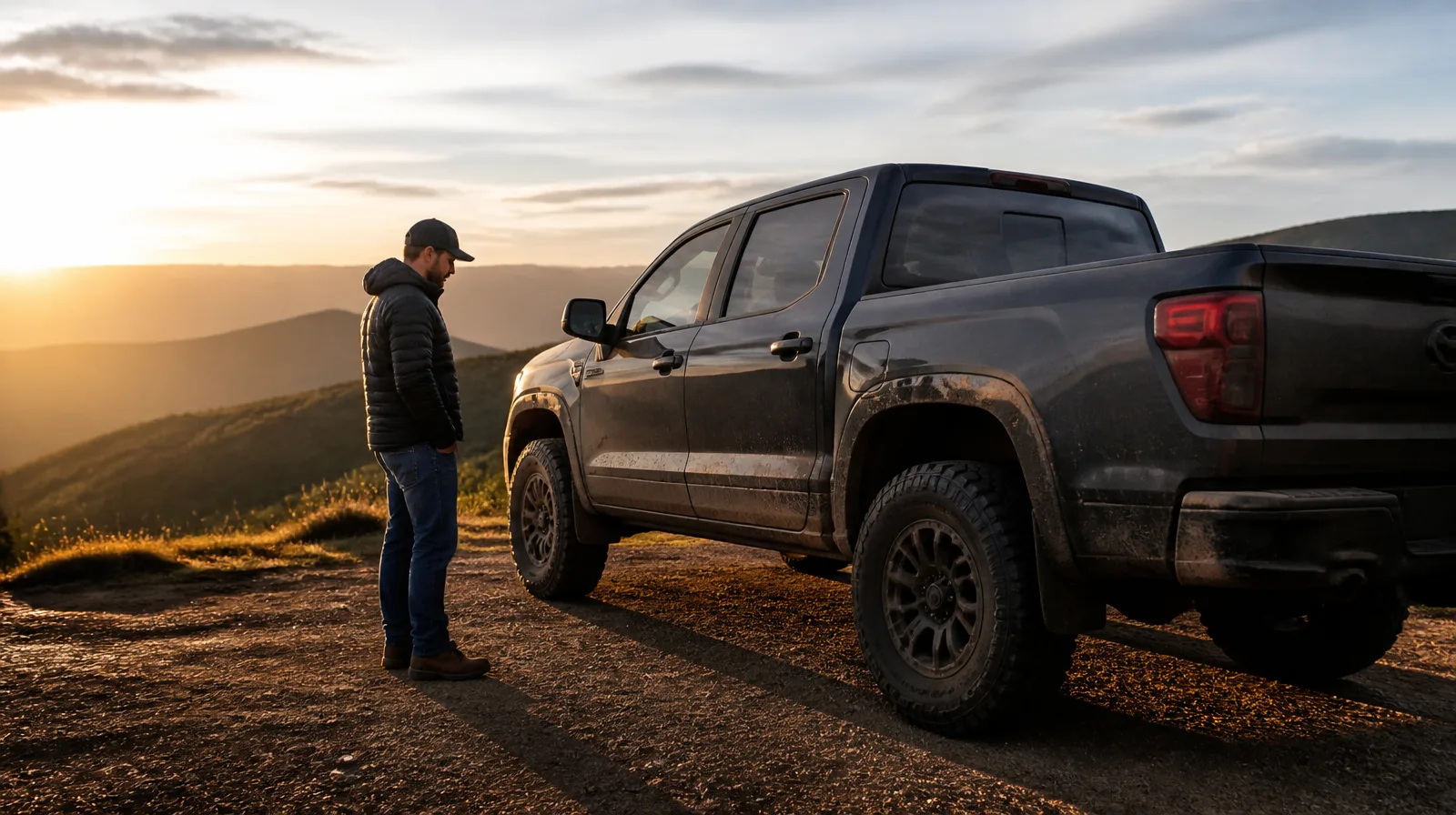 Selante pneu pickup de luxo vale a pena em pickup premium com pneu em destaque e acabamento sofisticado