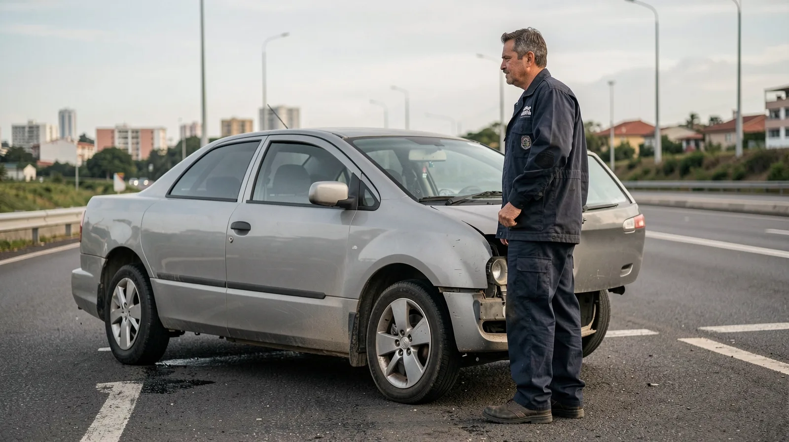Pneu de automóvel com aplicação de vacina de pneu em imagem fotorrealista para proteção contra furos