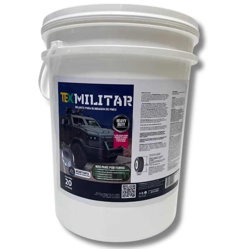 TEX MILITAR 20 L — embalagem do selante TEX
