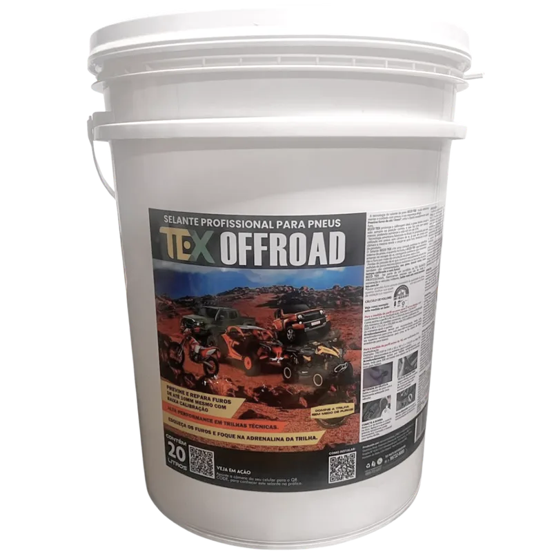 TEX OFF ROAD 20 L — embalagem do selante TEX