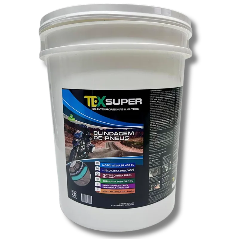 TEX SUPER 20 L — embalagem do selante TEX