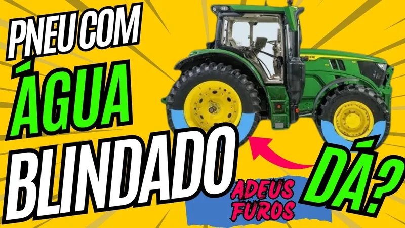 Assistir: Como blindar pneu agrícola com água (lastro) e evitar furos!