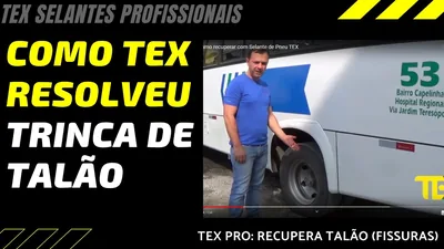 Vídeo: Trinca no talão como recuperar com Selante de Pneu TEX