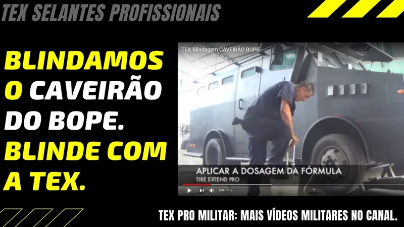 Assistir: TEX Blindagem CAVEIRÂO BOPE