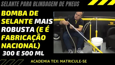 Cena do vídeo: Bomba de selante TEX - A bomba mais robusta e produtiva para aplicar selante para blindagem de pneu