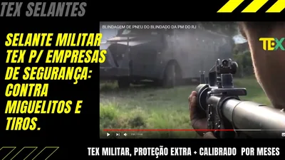 Cena do vídeo: Blindagem de pneus contra miguelitos e tiros