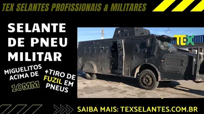 Cena do vídeo: Cefor e GOE   SELANTE DE PNEU APLICAÇÃO MILITAR TEX SELANTES