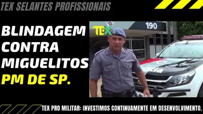 Cena do vídeo: Blindagem de pneu da PM de São Paulo