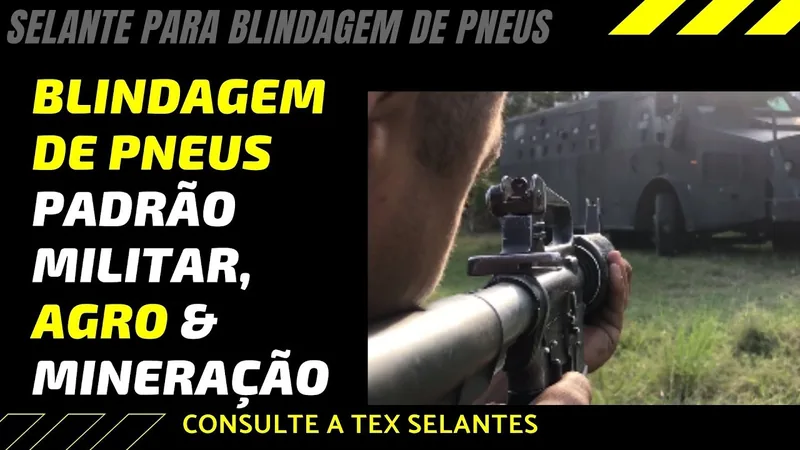 Assistir: BLINDAGEM DE PNEU PROFISSIONAL DE MOTOS A VEÍCULOS MILITARES, AGRO E MINERAÇÃO