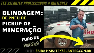 Cena do vídeo: BLINDAGEM DE PNEU DE PICKUP DE MINERAÇÃO DA UNIDAS