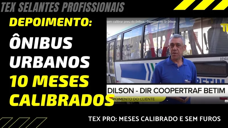 Assistir: 10 meses sem calibrar pneu do ônibus - Blindagem de pneus com selante de pneu TEX