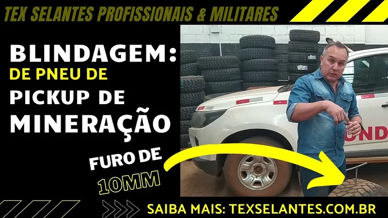 Assistir: BLINDAGEM DE PNEU DE PICKUP DE MINERAÇÃO DA VALE