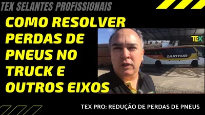 Cena do vídeo: Blindagem de pneu rodoviário com selante de pneu profissional - Case SARITUR