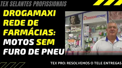 Cena do vídeo: Depoimento Rafael Drogamaxi - Blindagem de pneus da frota de motos